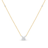 1/3CTW-DIA ANA M FASHION FLOWER NECKLACE(18 INCH)